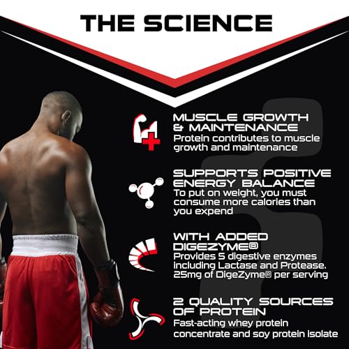 SCI-MX Total Mass - Advanced Muscle Mass Gainer Protein Powder - Muscle Growth & Weight Gain - Strawberry • 31g Protein + 478 Calories per Serving • 2kg - Image 5