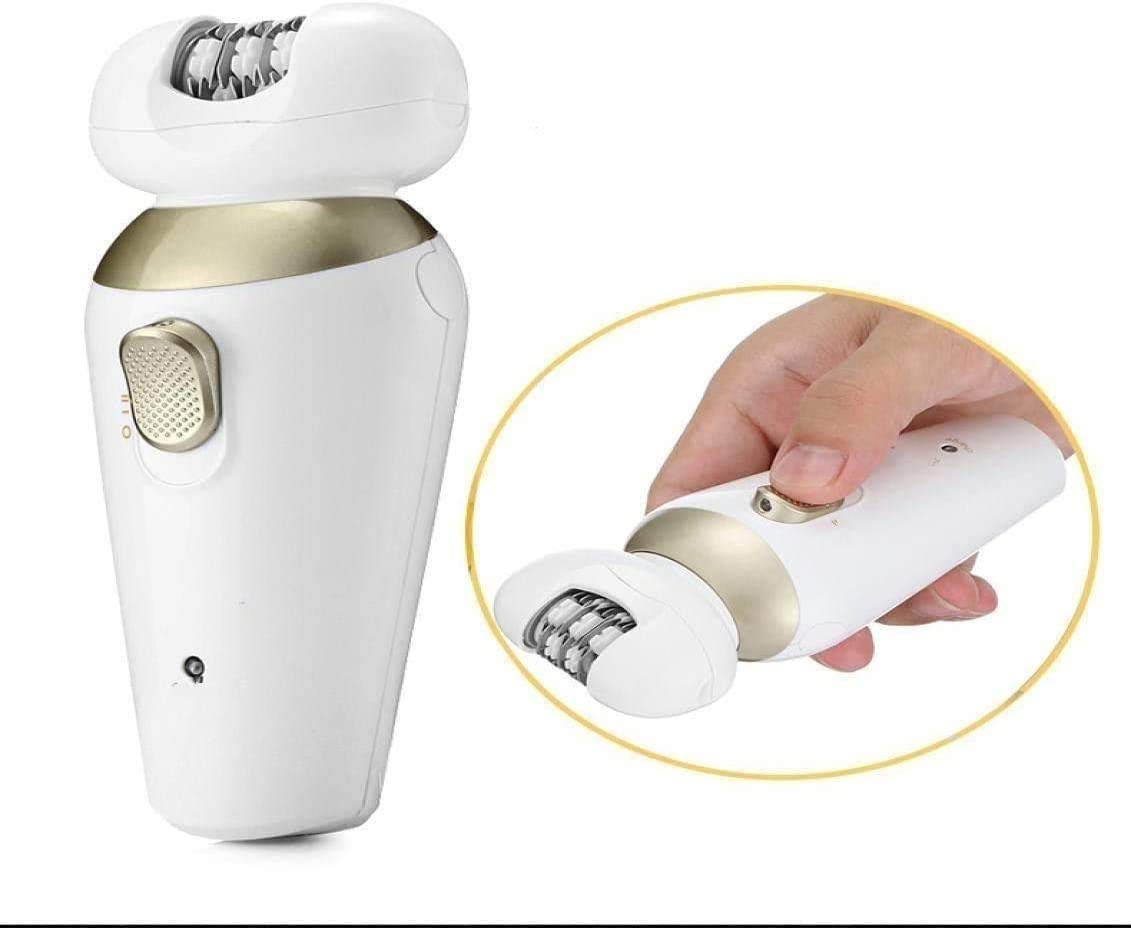Archivo electrónico de pie seco, removedor de pieles de pie recargable, impermeable 3 en 1 kit de herramientas de pedicura para callos de talones agrietados y piel muerta, con 3 cabezas de rodill