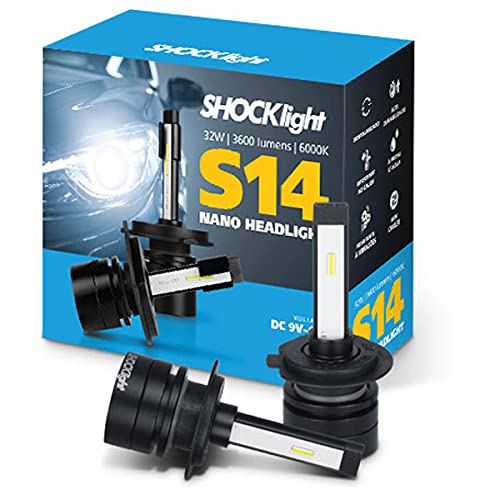 Lâmpada Super Led Mini Shocklight 32w S14 Nano H7 6000k