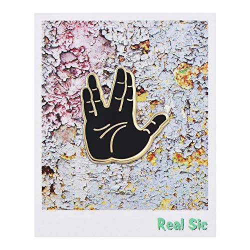 Live Long & Prosper Emoji Enamel Pin - Fan Made Star Trek Pin4