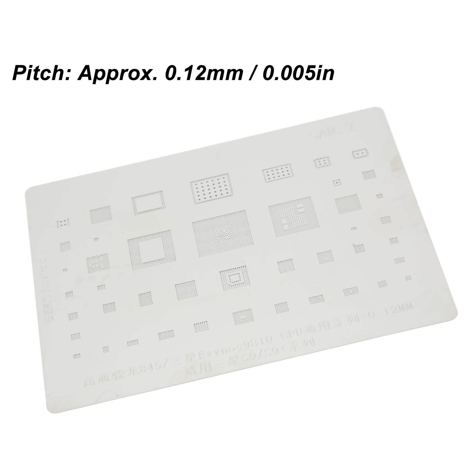 Fast Tinning CPU Tin Reballing Stencil with IC Recess for S9 Series