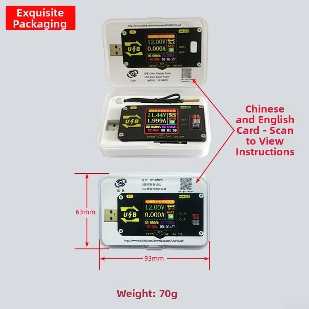 USB für c Tester Voltmeter 0.6-30V 2A LCD Display USB für c Tester
