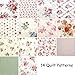 Nodsaw Layer Cakes 10 inch Squares for Quilting, Pre-cuts 42Pcs Vintage Floral Print Cotton Fabric Squares 10x10 inch Layer Cakes, Layer Cake Fabric Clearance for Quilting 10 inch