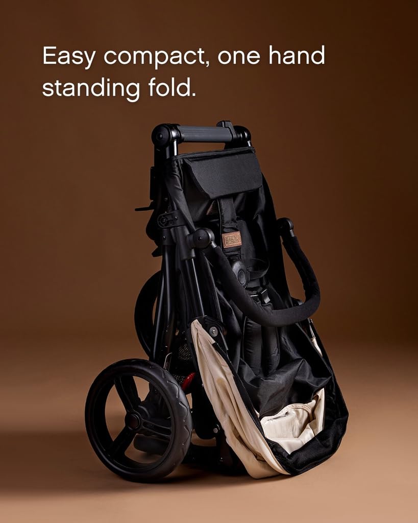 Mountain Buggy Swift Heritage V4 Poussette légère à 3 roues Noir Caviar