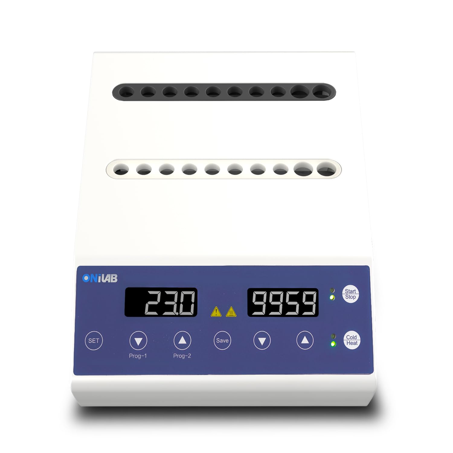 ONiLAB Gel-Heizgerät mit Heiz- und Kühlmodi, 4x5 ml, 16x 1 ml-2.5 ml Löcher, PRP PPP Gel Maker Heater mit Touch Button Bedienung