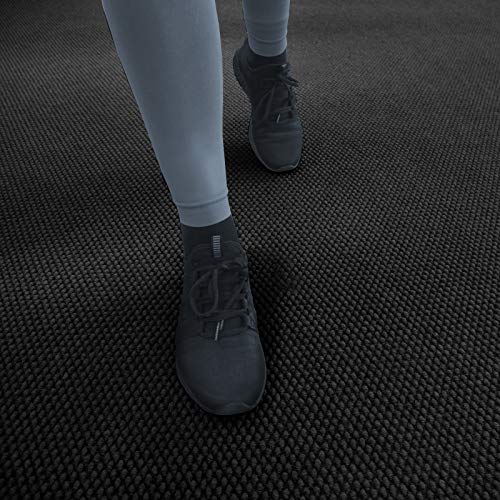 Floordirekt Schmutzfangmatte 80 x 150 cm Schwarz, ideal auch als Schmutzfangteppich nach Maß, Teppich Flur Läufer, Küchenteppich - waschbar rutschfest, Sauberlaufmatte, Meterware (Hong Kong)