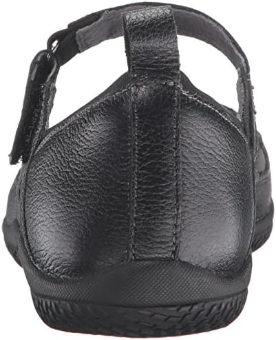 Softwalk Women's Haddley Mary Jane Flat, Black/Dark Grey, 9 M US | Image 2