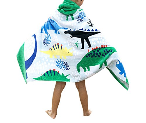 Comfysail Niños Toalla de Baño de 100% Algodón Poncho Toalla de Pla