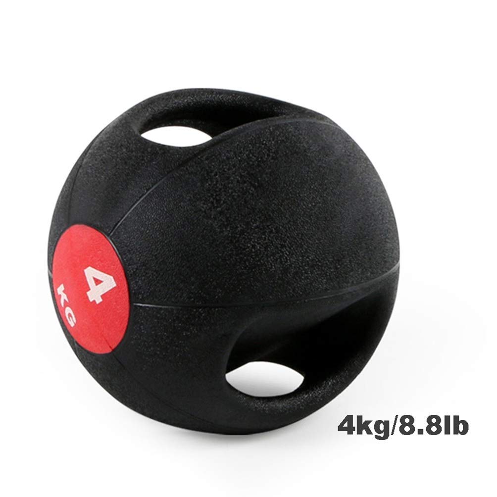 Pelota Medicinal Balón De Medicina Binaural, Bola De Fitness, Bola De Estiramiento De Gravedad, Equipo De Entrenamiento De Boxeo En Sentadillas para Levantamiento De Pesas, 3 Kg- 10 Kg Opcional