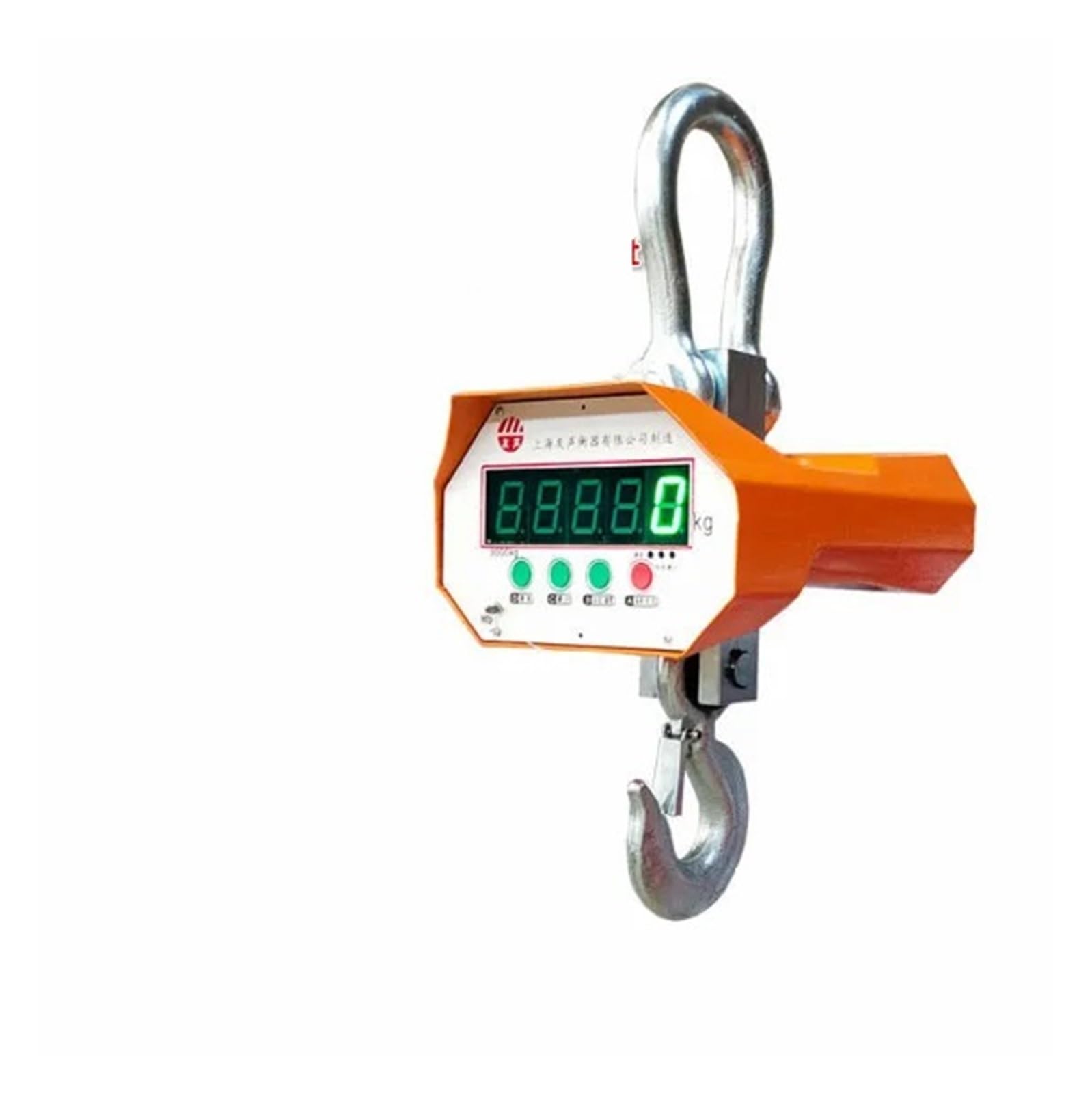 1T/3T/5T/10T Bilancia elettronica sospesa con gancio Wireless OCS Bilancia for gru industriale LED Sensore ad alta precisione Controllo remoto Funzione potente(10T Green Digit)