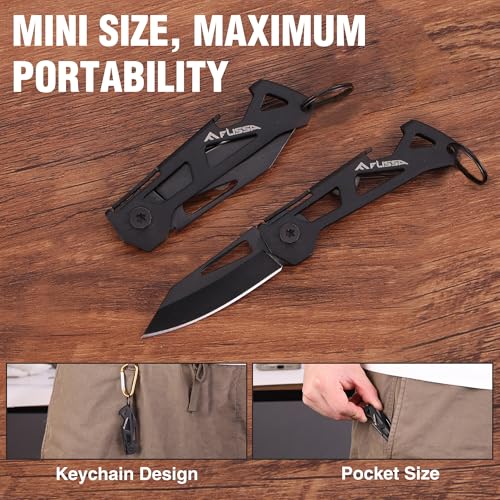 Image of FLISSA Mini Pocket Folding Knife with Bottle Opener