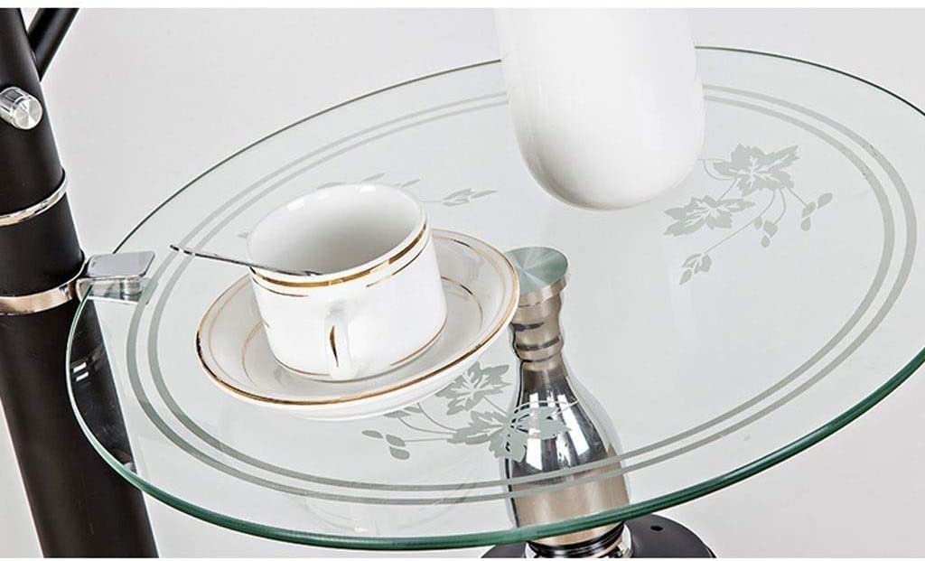 Standing Lamps Sypialnia Salon Dekoracja Wnętrz Światło Podłogowe Stolik Do Herbaty Typ Pionowy Stojąca Jasna Lampa Podłogowa Podłogowa Salonu(White,Button switch)