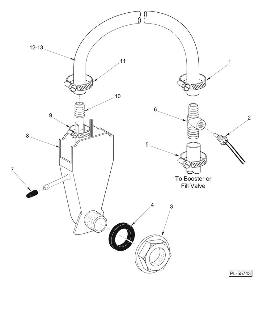 Hobart 00-329017-00002 Hobart HOSE 147;234; X 1334; L ADAPTAFLEX (00-329017-00002)