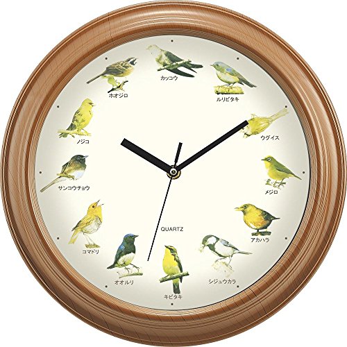 KAKUSEE 796210 - Reloj de Pared con diseño de pájaros Salvajes
