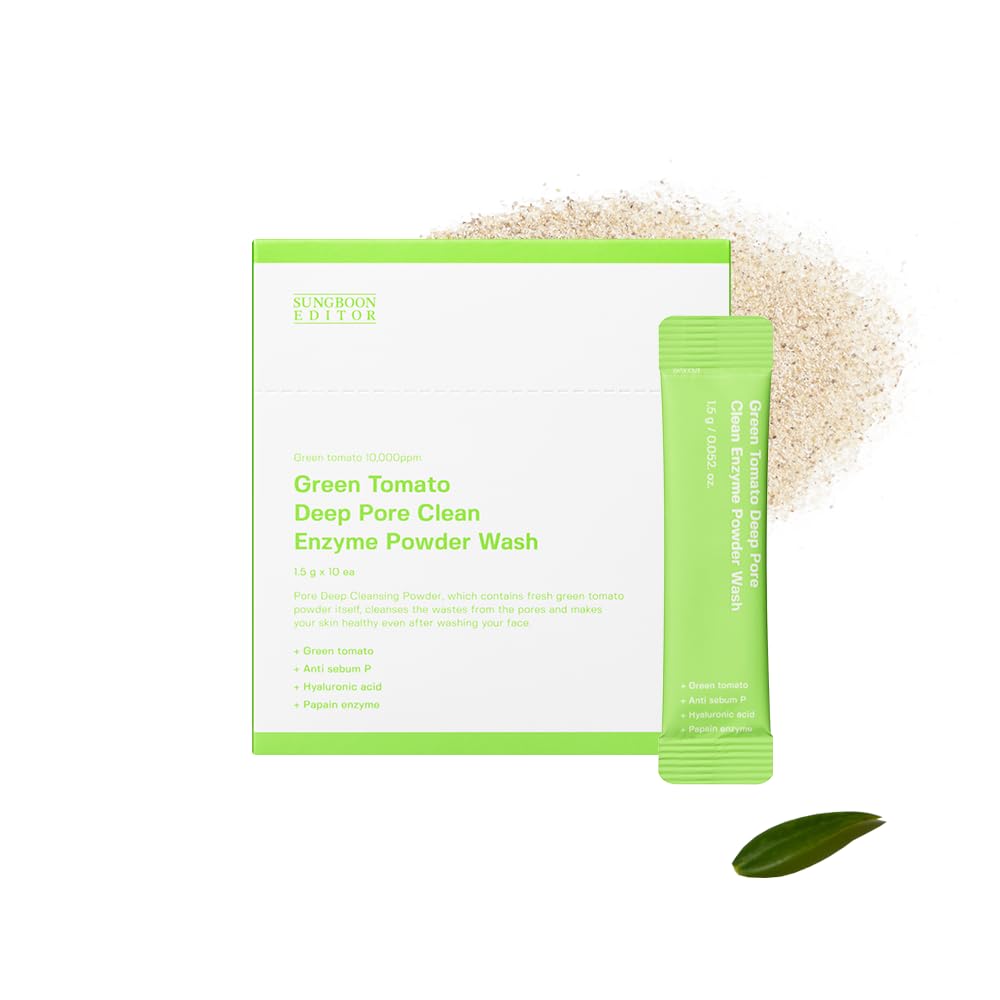 Amazon.com: SUNGBOON EDITOR Green Tomato Deep Pore Clean Enzyme