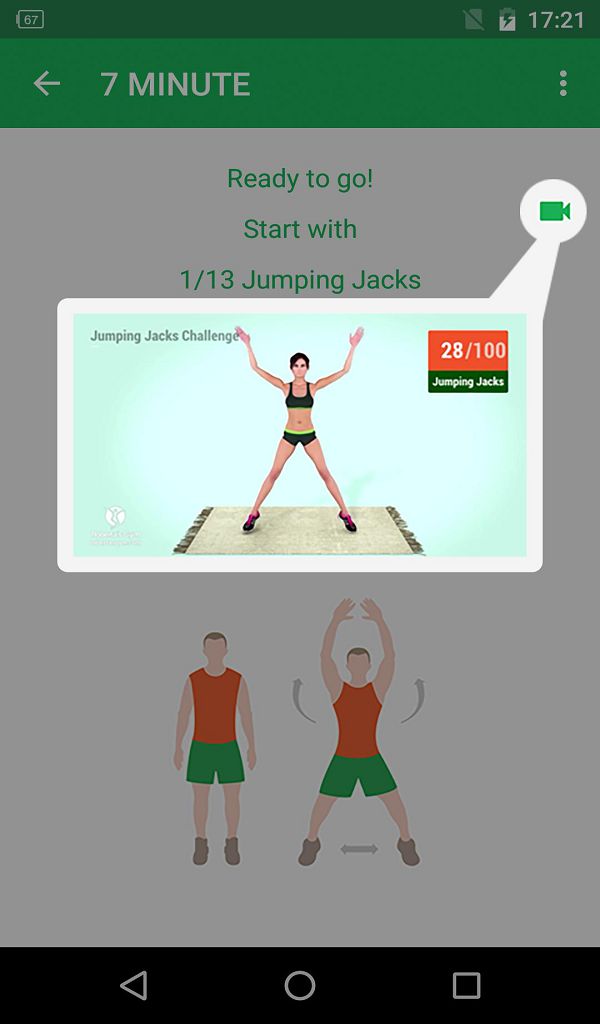 7 Minute Workout App on Amazon Appstore