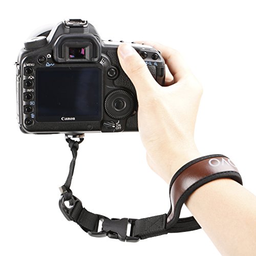 Movo Photo Ns-6 Neoprene Camera Wrist Strap With Quick-Action Release Clip (Attaches Securely Via Tripod Mount) - For Canon Eos, Nikon, Sony, Olympus, Pentax And Panasonic Dslr And Mirrorless Cameras #TOP4