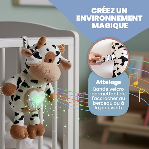 Peluche Bruit Blanc Bébé pour des nuits calmes à la maison - 5