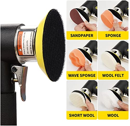 Buffer Air Sander Mini Pneumatic 1"/ 2" / 3"Schleifmaschine Set zum Autopolieren High Speed Air Powered Polisher Air Tool Effizientes Polieren – Bild 6