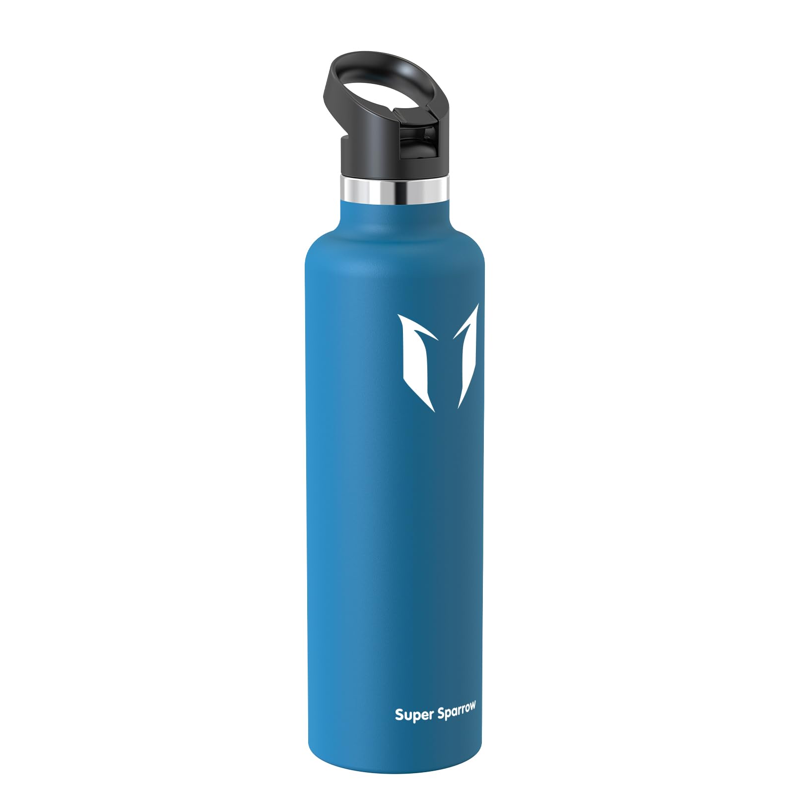 Super Sparrow Borraccia Termica, Acciaio Inox Bottiglia Termica - 350ml, 500ml, 750ml, 1L - Senza BPA Borracce, Borraccia Bambini per Scuola, Sport, Campeggio, Yoga, Palestra, Ciclismo