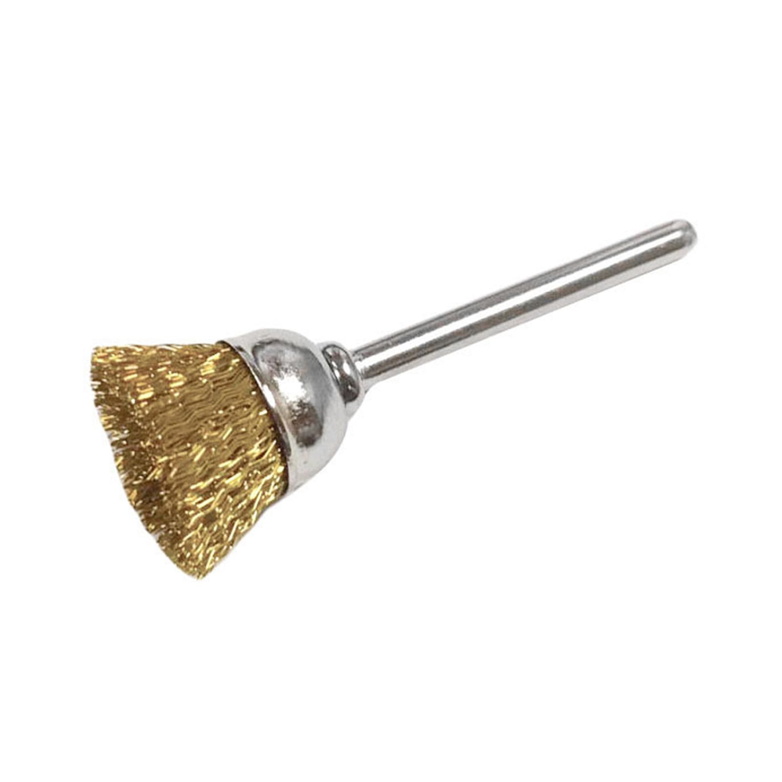 Set Di 3 Spazzole In Ottone Per Pulizia – Diametri 8, 10, 12 Mm, Manico Intrecciato, Ideali Per Tubi, Cannucce E Angoli Stretti