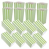 ABOOFAN 40個ピンクストライプのペーパー容 フライドチキンや に やパーテ