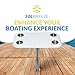 White Luxury Pontoon Boat Tabletop - Mount Any Table Post Bracket to the Underside of the Top - No-Wobble Pontoon Table Flush Mount Design - Universal Mounting Plate Included – Available in 6 Colors