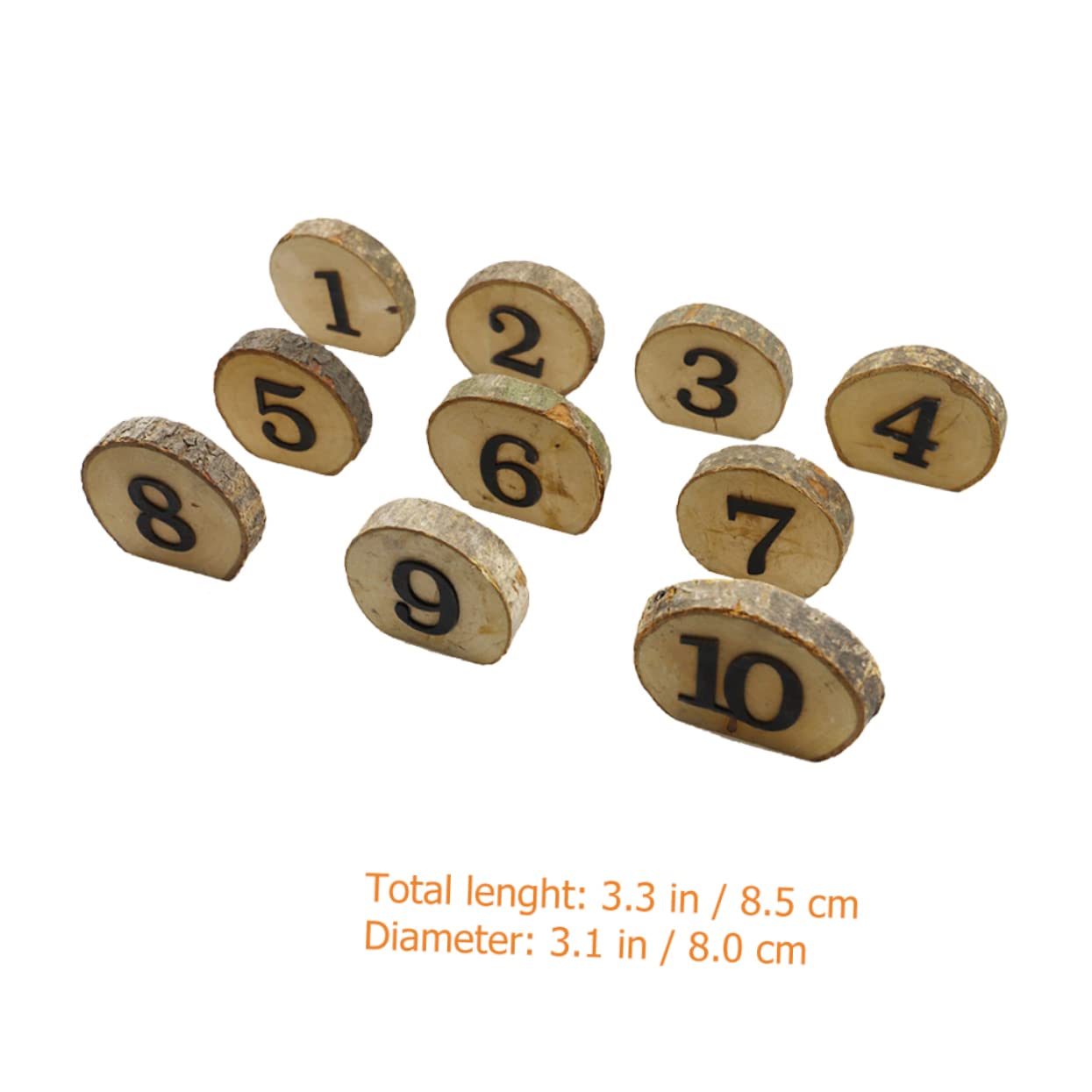 CIMAXIC 10pcs Table Numbers for Weddings Unique Design Precision Cut for Banquets Anniversaries and Home Events