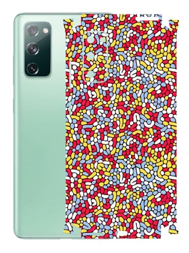 Image of AtOdds - Compatible for Samsung Galaxy S20 FE Mobile Back Skin Rear Screen Guard Protector Film Wrap (Coverage - Back+Camera+Sides) (Beans)