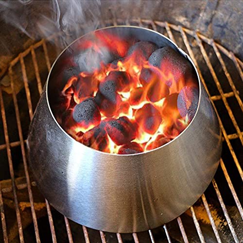 KAMaster Stainless Steel BBQ Whirlpool for Weber 22/26.75 Kettle Grill Accessories BBQ Whirlpool Replacement for WSM Weber Smokey Mountain L&XL Kamado Grill Accessories