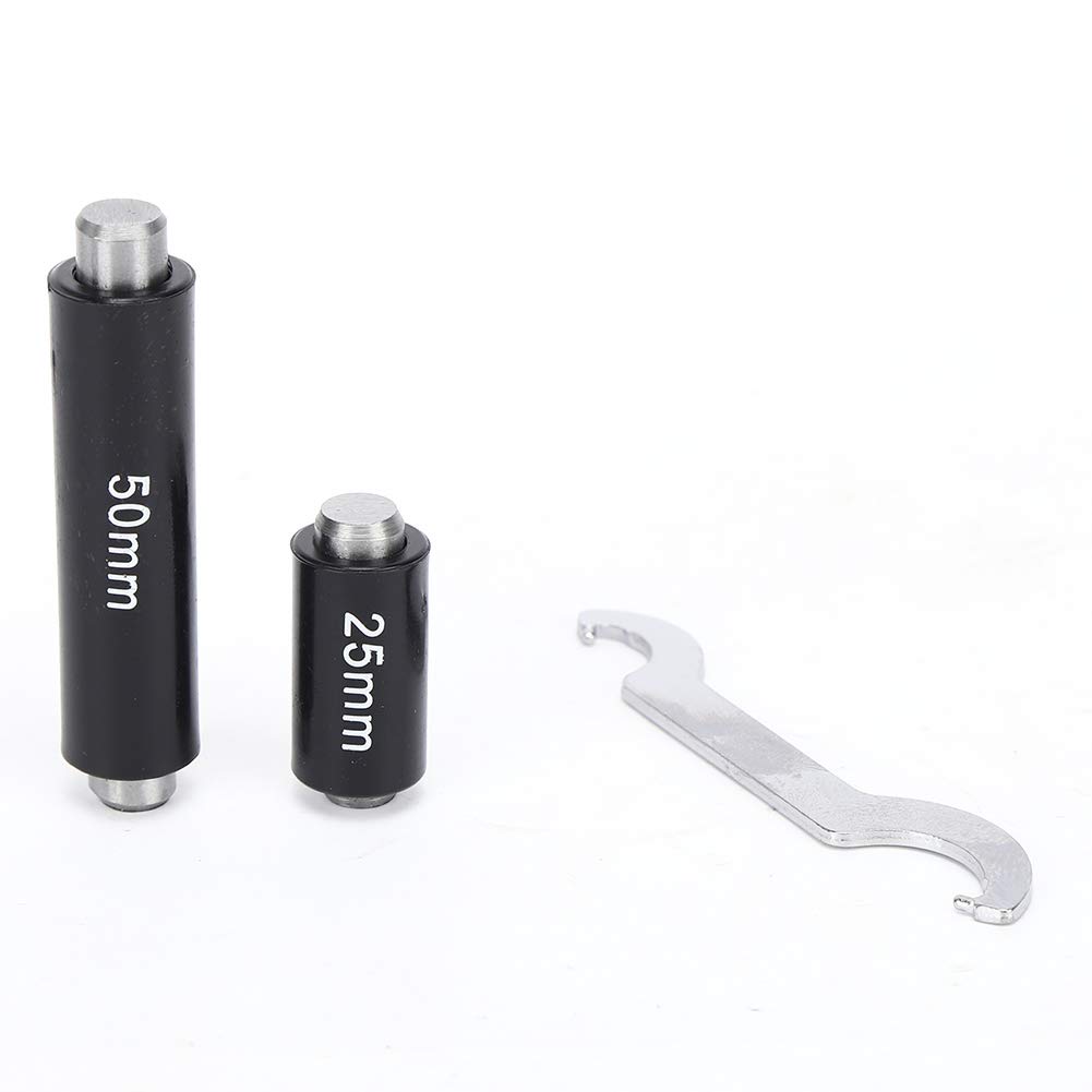 Micromètre 25Mm à 75Mm Micromètre 3 Pièces Micromètre en Acier à Roulement Outil de Mesure de Diamètre Extérieur de Haute Précision 0-75Mm