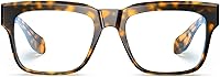 Vista 6 de VISOONE - Lentes cuadrados TR90 con bloqueo de luz azul, elegantes anteojos de computadora para mujeres y hombres; Randi