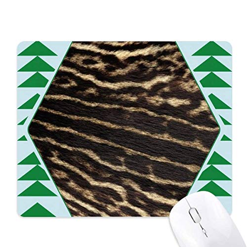 Tapis de souris green pine tree en caoutchouc avec design abstrait moderne
