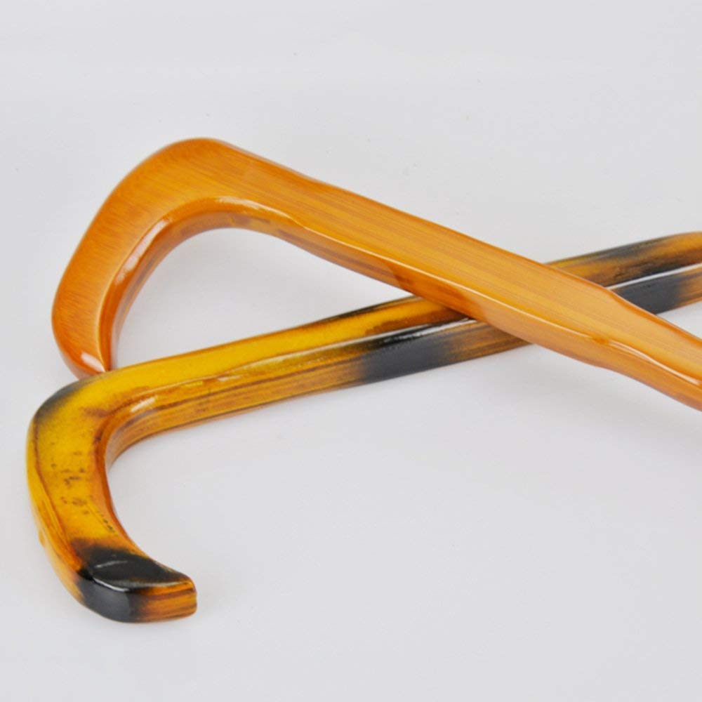 MObyat Andador para Ancianos,Bastón de Madera para Ancianos, bastón de Madera Antideslizante, Mango Largo, Varita de bambú, Regalo, Estilo bambú, Estilo Madera Maciza, práctico