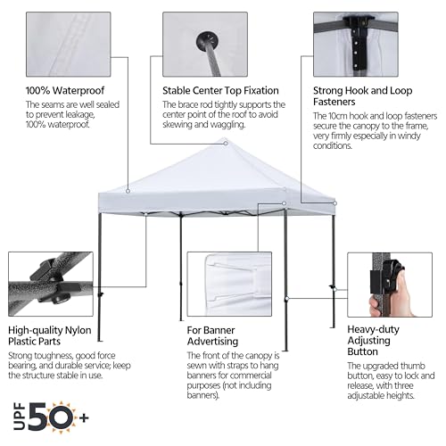 Yaheetech YT-00095868 Canopy Tent, Commercial Instant Heavy Duty Canopy thumb #3