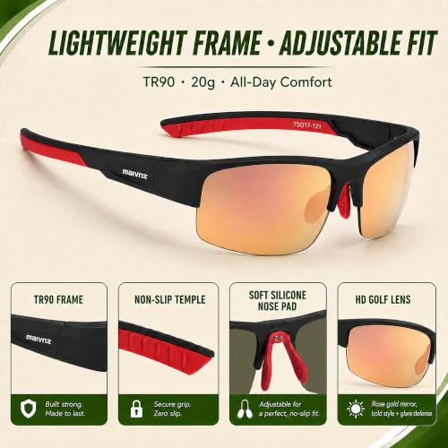 Image of maivnz Golf Sunglasses for Men Women, Golf Ball Finder Glasses, UV400