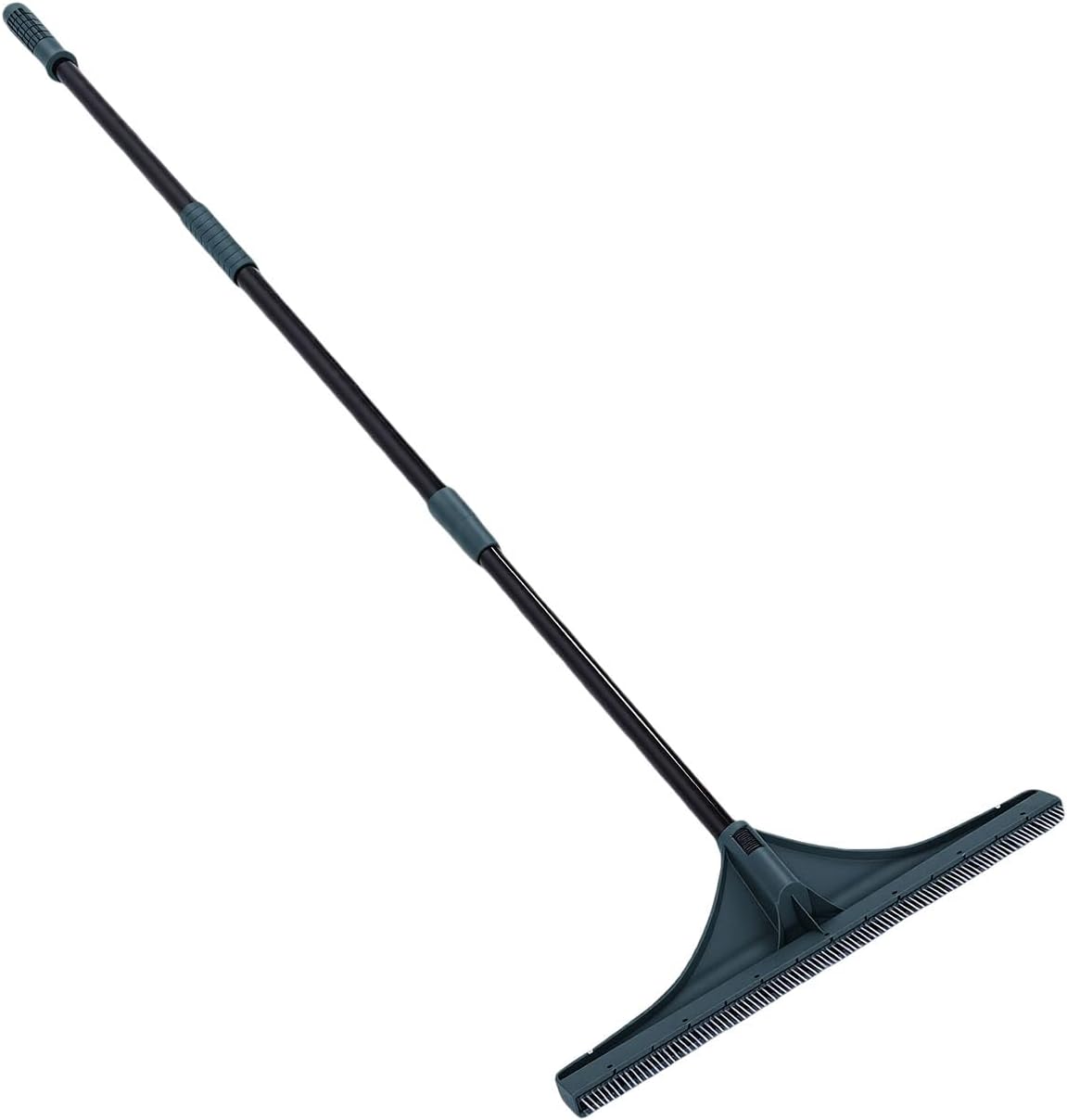 YUYTE Lawn Brush, Garden Tool with 3 Section Pole and Slip Resist Handle for Efficient Removal and Debris Sweeping
