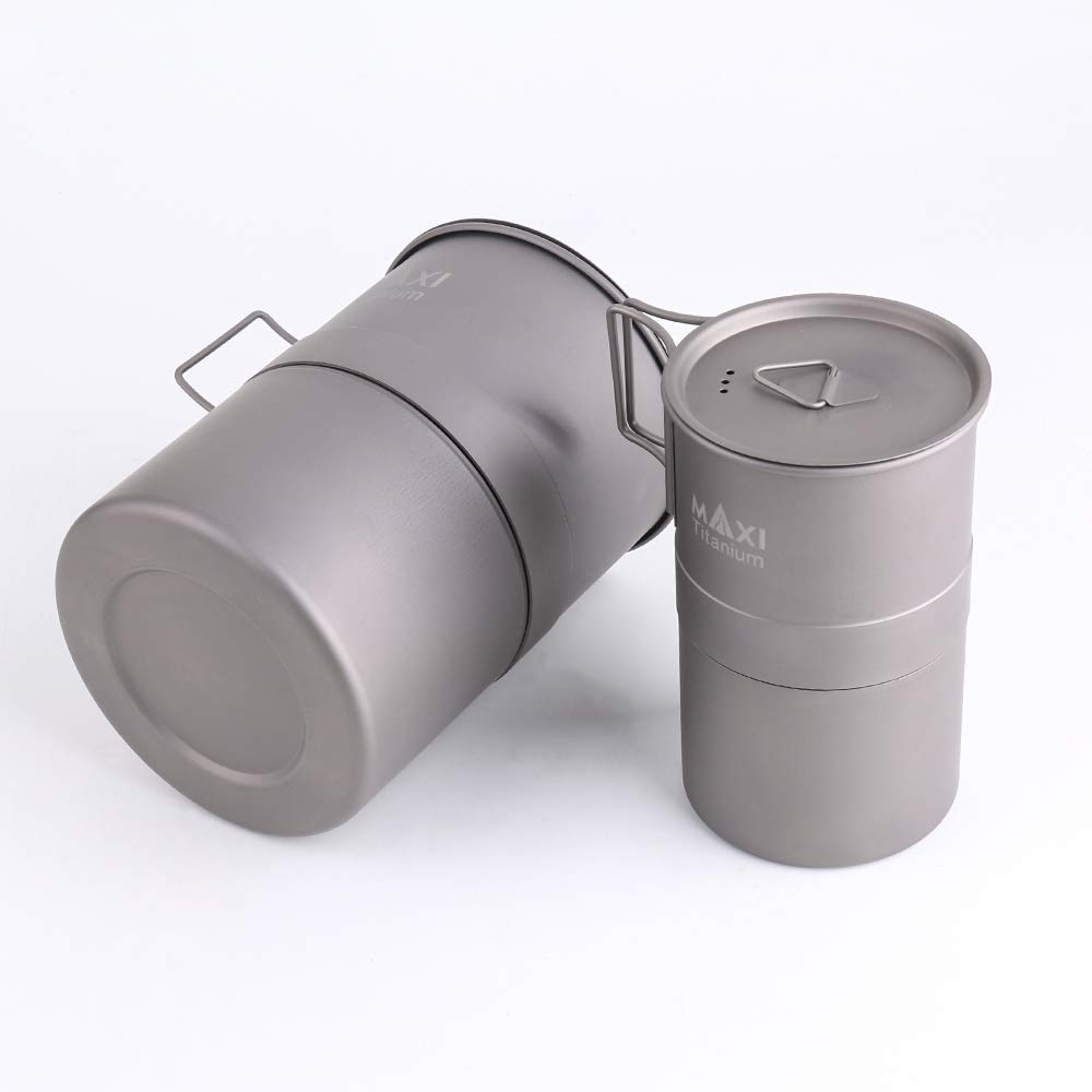 新品 MAXI マキシ チタンコーヒーメーカー 400ml Amazon.co.jp: MAXI(マキシ) チタン直火式エスプレッソコーヒー
