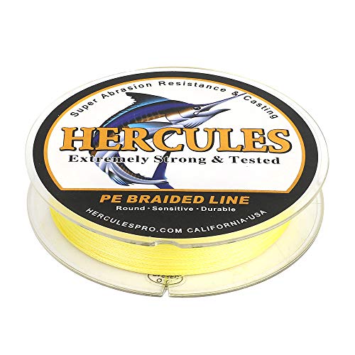 Hercules Super Strong 100M 109 Yards Braided Fishing Line 100 LB Test for Saltwater Freshwater PE Braid Fish Lines 4 Strands - Image 4