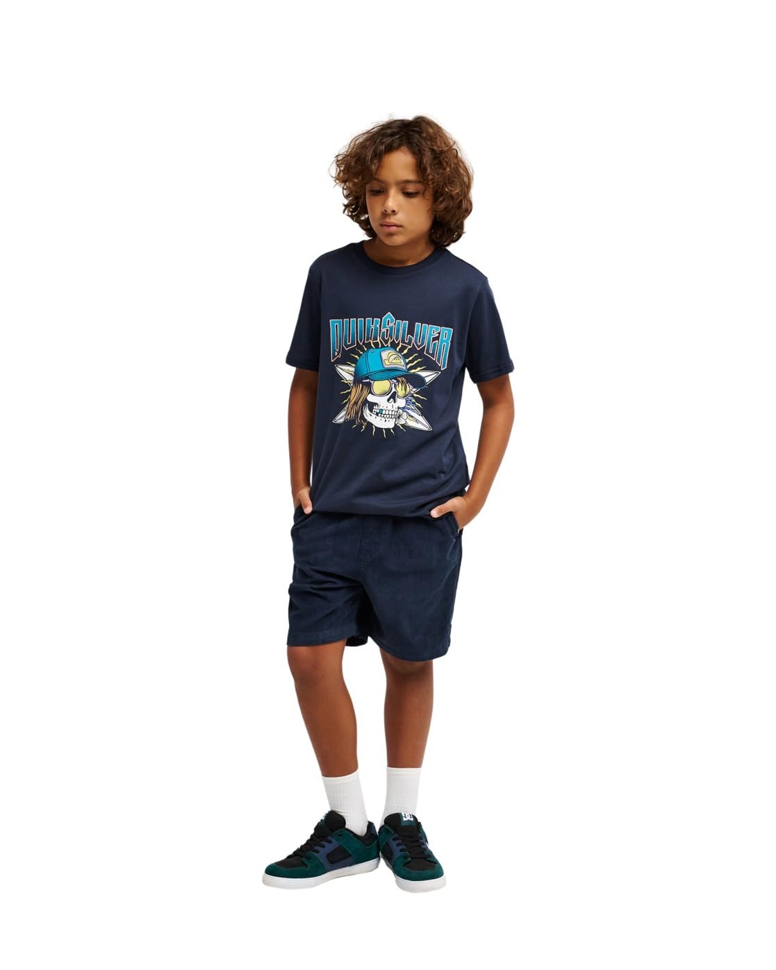 Quiksilver Taxer Cord Youth - Pantalones Cortos Niños