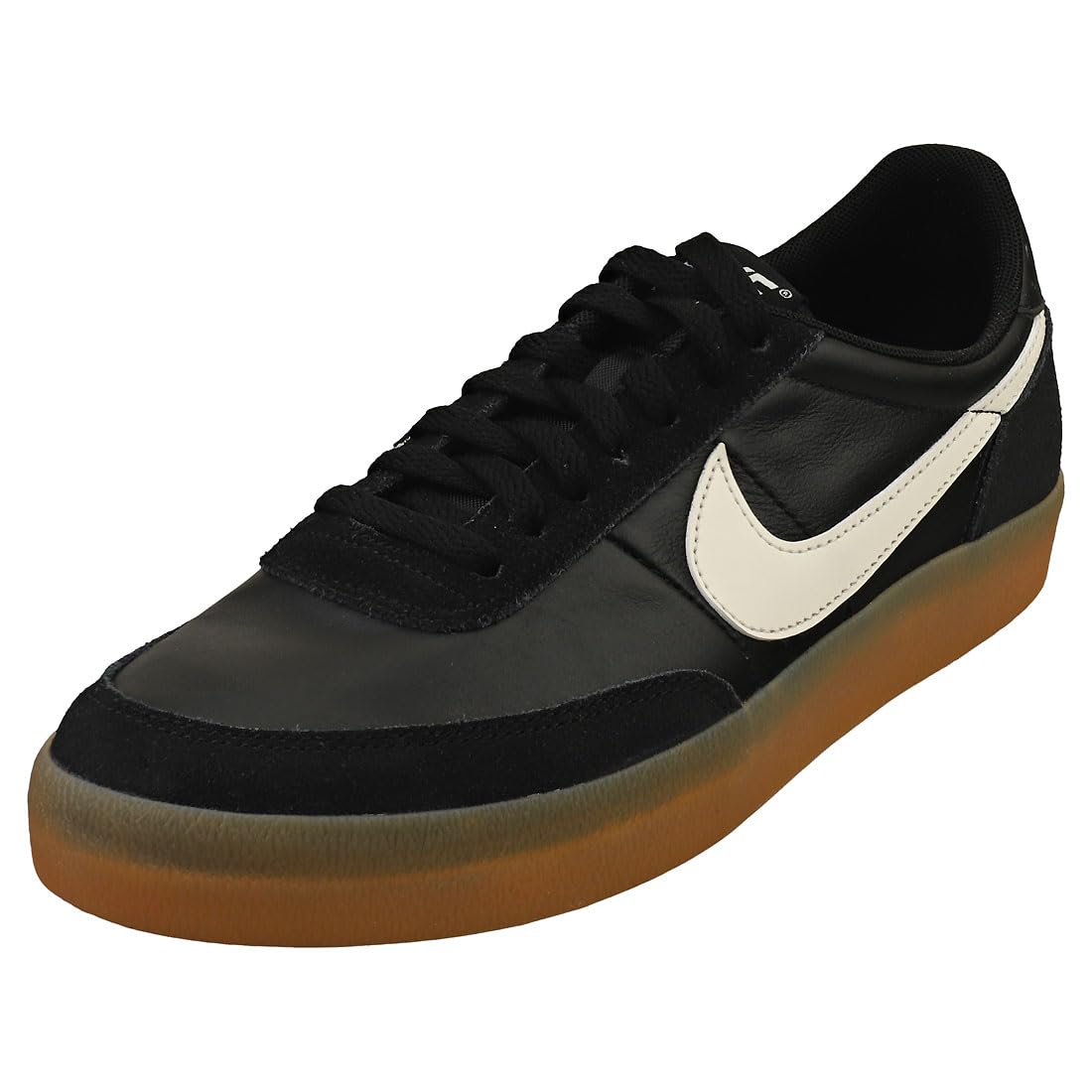 Nike Men's Killshot 2 Leather Sneaker 44 EU Black/Sail-Gum Yellow