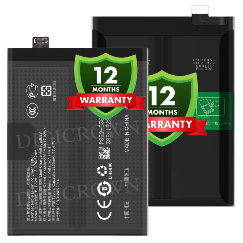 Image of Original BLP829 Battery Compatible for OnePlus 9 - (4500mAh) - 1 Year Warranty DF7