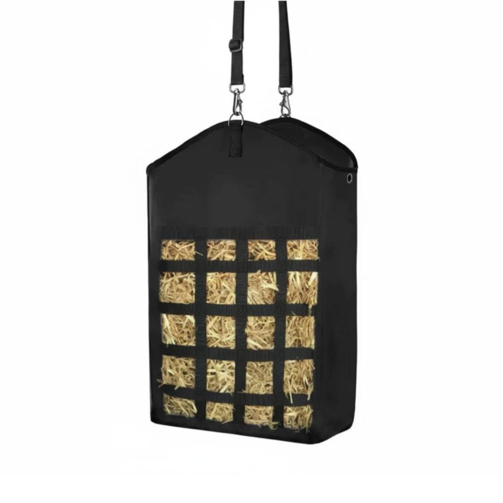 Horse Hay Simple to Use to Hang Hanging Hay Bag Metal Hooks Livestock Gear for Stable, Barn, Farm Black-image-35