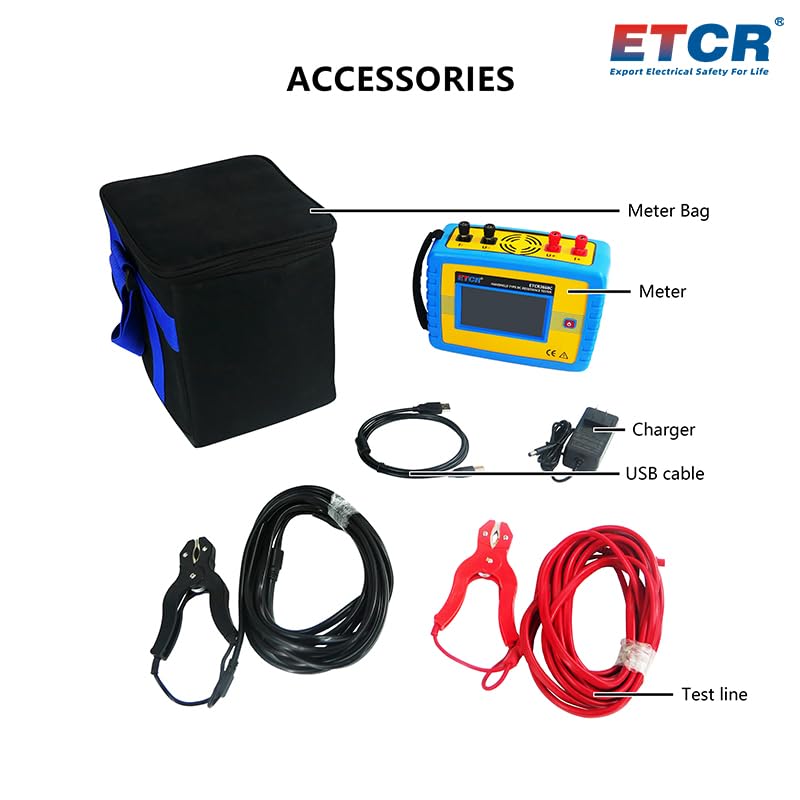 Contents of ETCR3660C Conductor Tester package