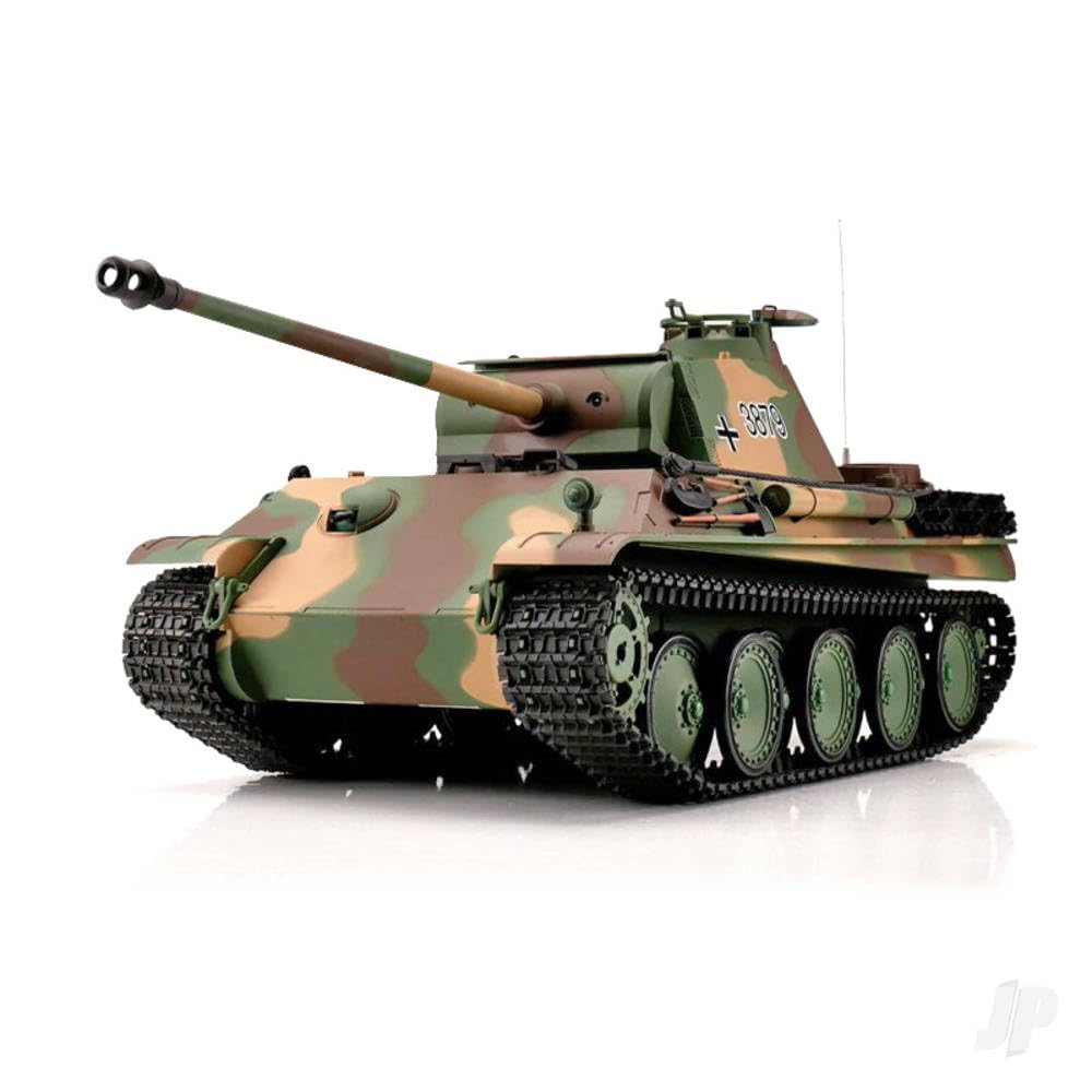 Henglong 1:16 German Panther Type G RTR RC Tank (IR, Shoots, Smokes & Sound)