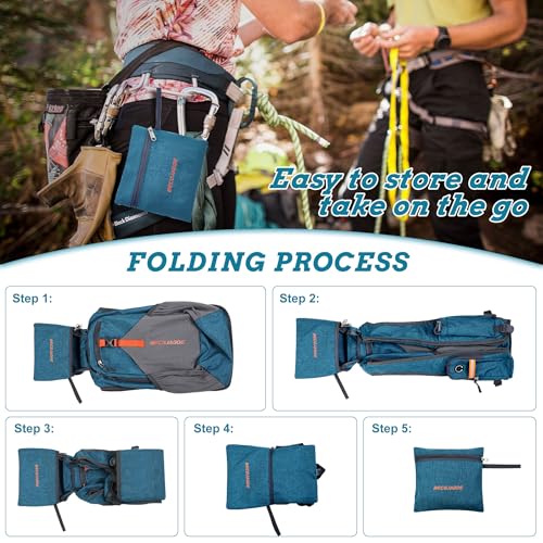 BECOJADDE Foldable Hiking Backpack