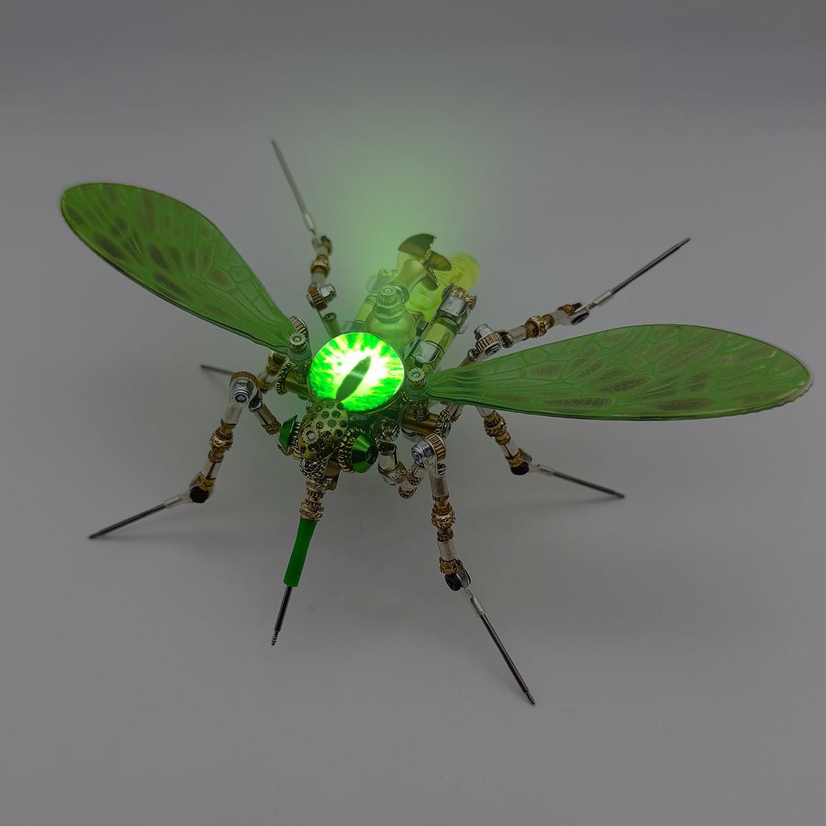3D metalowe zestawy modeli komarów, puzzle dla dorosłych, steampunk, 3D, DIY, metalowy montaż, mechaniczne puzzle owadów, kreatywne dla dorosłych, 320 szt. +