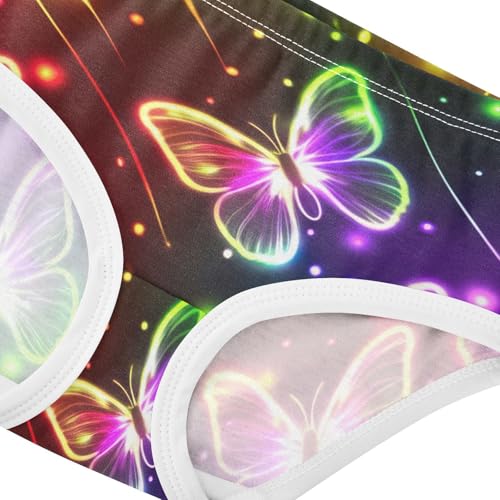 Cotton Toddler Girls Underwear Glowing Girl Panties Cute Stylish Kids Briefs Undies 2t4