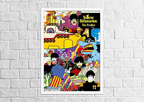 L’affiche du sous-marin jaune des Beatles | Imprimé sous-marin jaune | Impression encadrée ou non encadrée | A3 (42.0×29… - Les Beatles, Paul McCartney, John Lennon, RIngo Starr, George Harrison L'affiche du sous-marin jaune des Beatles | Imprimé sous-marin jaune | Impression encadrée ou non encadrée | A3 (42.0x29… – Image 4