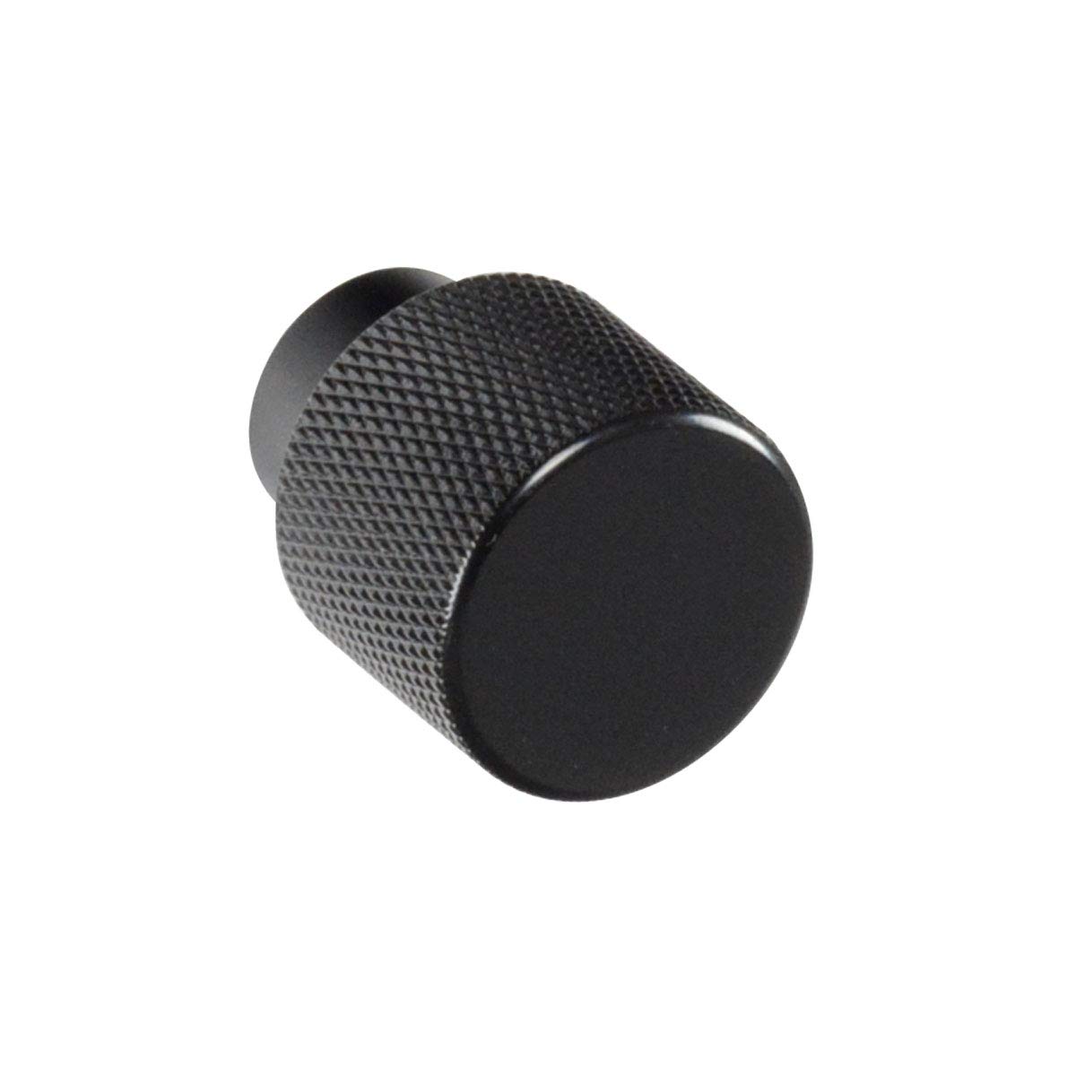 CKP #6800 Brand Linear Aluminum 1 in. (25mm) Knurled Knob, Black